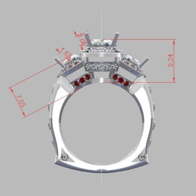 computer-aided design for custom jewelry process